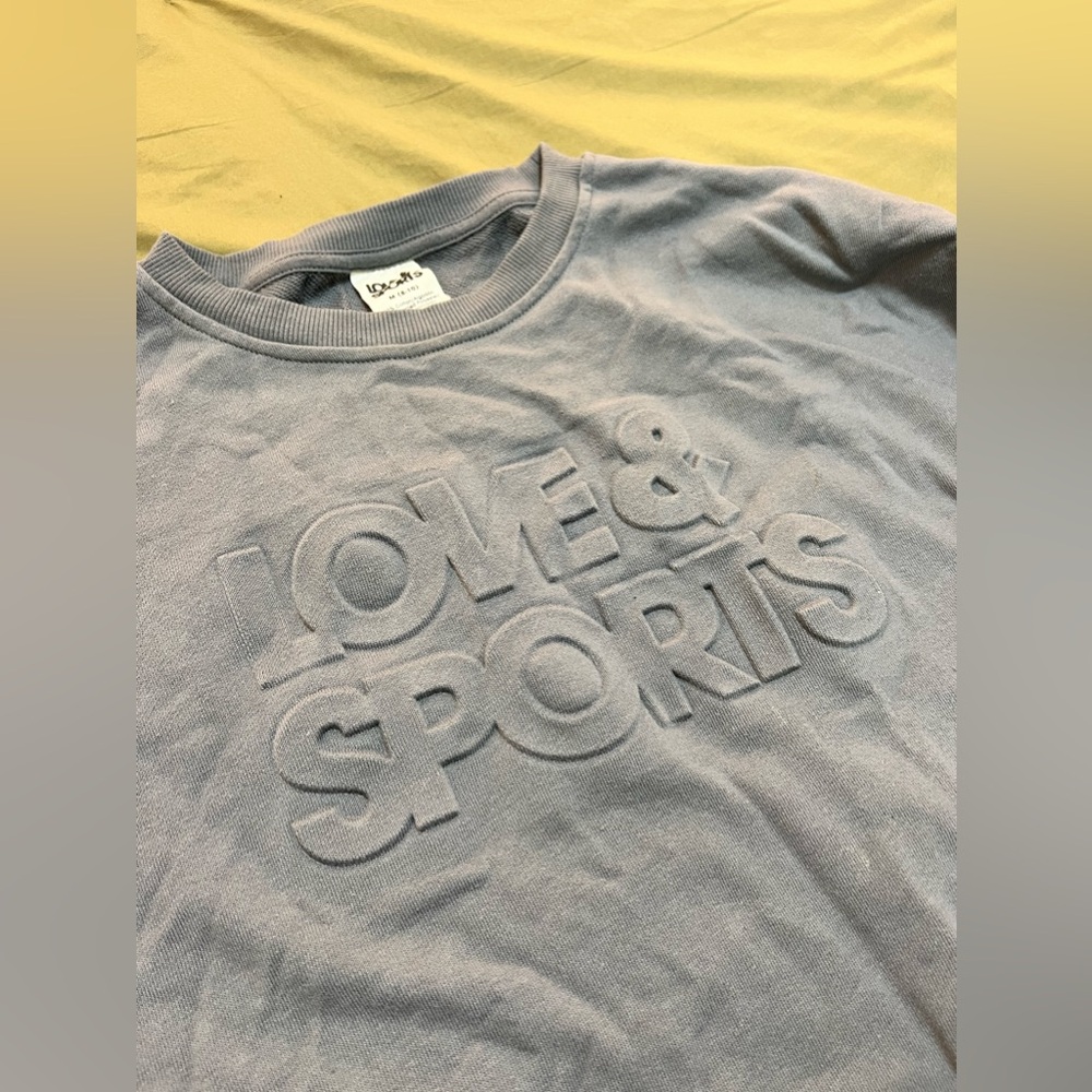 love & Sports gray Sweater size M!